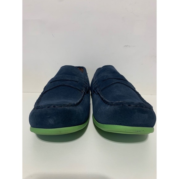 Florsheim Boys Youth Size 7 Blue Suede Jasper Driver Shoes 16563 - Picture 2 of 8